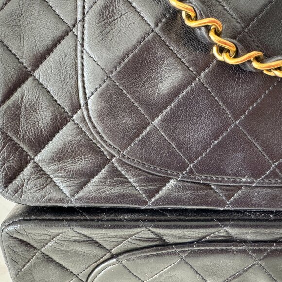 Chanel vintage black classic flap GHW - Picture 12 of 16